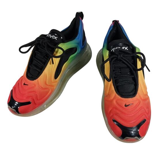 NIKE AIR MAX 720! RAINOW NEOPRENE, BLACK NET, GILBERT BAKER SIGNED SHOES! SZ 7M - Picture 3 of 11